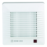 Вытяжной вентилятор Soler Palau EDM-200 C, белый, c обратным клапаном 