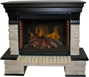 Stone-J сланец, очаг Royal Flame Dioramic 28 Led Fx