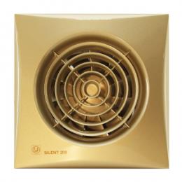 Вытяжной вентилятор Soler Palau SILENT-200 CZ GOLD, золото, c обратным клапаном