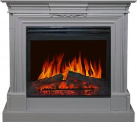 Электрокамин Royal Flame (портал Chelsea серый, очаг Royal Flame Jupiter FX New) 