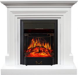 Электрокамин Royal Flame (портал Bradford белый, очаг Royal Flame Majestic FX Black) 