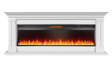 Электрокамин Royal Flame (портал Lyon 60 белый, очаг Royal Flame Vision 60 LED)
