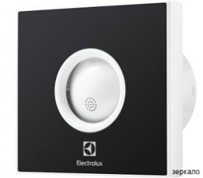 Вытяжной вентилятор Electrolux EAFR-100 dark черный, с обратным клапаном 