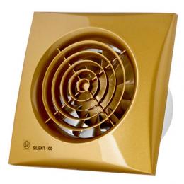 Вытяжной вентилятор Soler Palau SILENT-100 CZ золото, c обратным клапаном