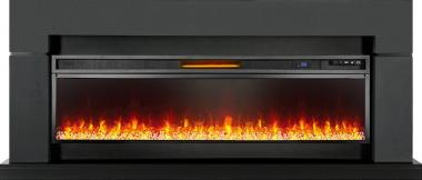  Электрокамин Royal Flame (портал Lindos 60 серый графит, очаг Royal Flame Vision 60 LED)