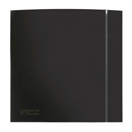 Вытяжной вентилятор Soler Palau SILENT-200 CZ BLACK DESIGN 4C, чёрный, c обратным клапаном