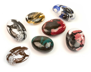 Декоративные цветные керамические камни для биокамина Zefire 14 шт. 