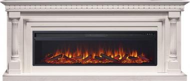 Электрокамин Royal Flame (портал Dallas 60 слоновая кость с патиной, очаг Royal Flame Vision 60 LOG LED)