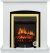 Электрокамин Royal Flame (портал Barcelona белый, очаг Royal Flame Fobos FX Brass) 