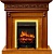 Электрокамин Royal Flame (портал Valletta орех, очаг Royal Flame Fobos FX Brass) 