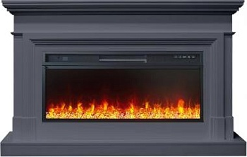 Электрокамин Royal Flame (портал Coventry 42 серый графит, очаг Royal Flame Vision 42 LED) 