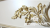  Электрокамин RealFlame (портал Prince 42 слоновая кость с золотой патиной, очаг RealFlame Saphir 42) 