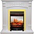 Электрокамин Royal Flame (портал Sorrento белый дуб, очаг Royal Flame Fobos FX M Brass) 
