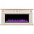 Электрокамин RealFlame (портал Siena 50 слоновая кость с золотой патиной, очаг RealFlame Saphir 50) 