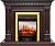 Электрокамин Royal Flame (портал Dallas темный дуб, очаг Royal Flame Fobos FX M Brass) 