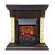 Электрокамин Royal Flame (портал Luxemburg темный дуб, сланец бежевый, очаг Majestic FX M Black) 