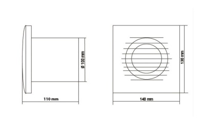 Вытяжной вентилятор Europlast E100 
