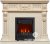 Электрокамин Royal Flame (портал Corsica слоновая кость с патиной, очаг Royal Flame Aspen Black) 