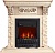 Электрокамин Royal Flame (портал Luxemburg слоновая кость, сланец бежевый, очаг Royal Flame Aspen Black) 