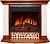 Электрокамин Royal Flame (портал Country орех, сланец белый, очаг Royal Flame Jupiter FX New) 