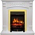 Электрокамин Royal Flame (портал Sorrento белый дуб, очаг Royal Flame Fobos FX Brass) 