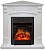 Угловой электрокамин Royal Flame (портал Sorrento белый дуб, очаг Royal Flame Majestic FX M Black) 