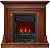 Электрокамин Royal Flame (портал Bradford орех, очаг Royal Flame Aspen Black) 