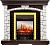 Электрокамин Royal Flame (портал Glasgow темный дуб, очаг Royal Flame Fobos FX M Brass) 
