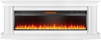 Электрокамин Royal Flame (портал Rome 60 белый, очаг  Vision 60 LED) 