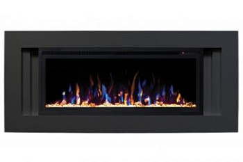 Электрокамин RealFlame (портал Stockholm 42 черный, очаг RealFlame Saphir 42) 
