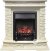 Электрокамин Royal Flame (портал Luzern слоновая кость, сланец белый, очаг Royal Flame Fobos FX Black) 