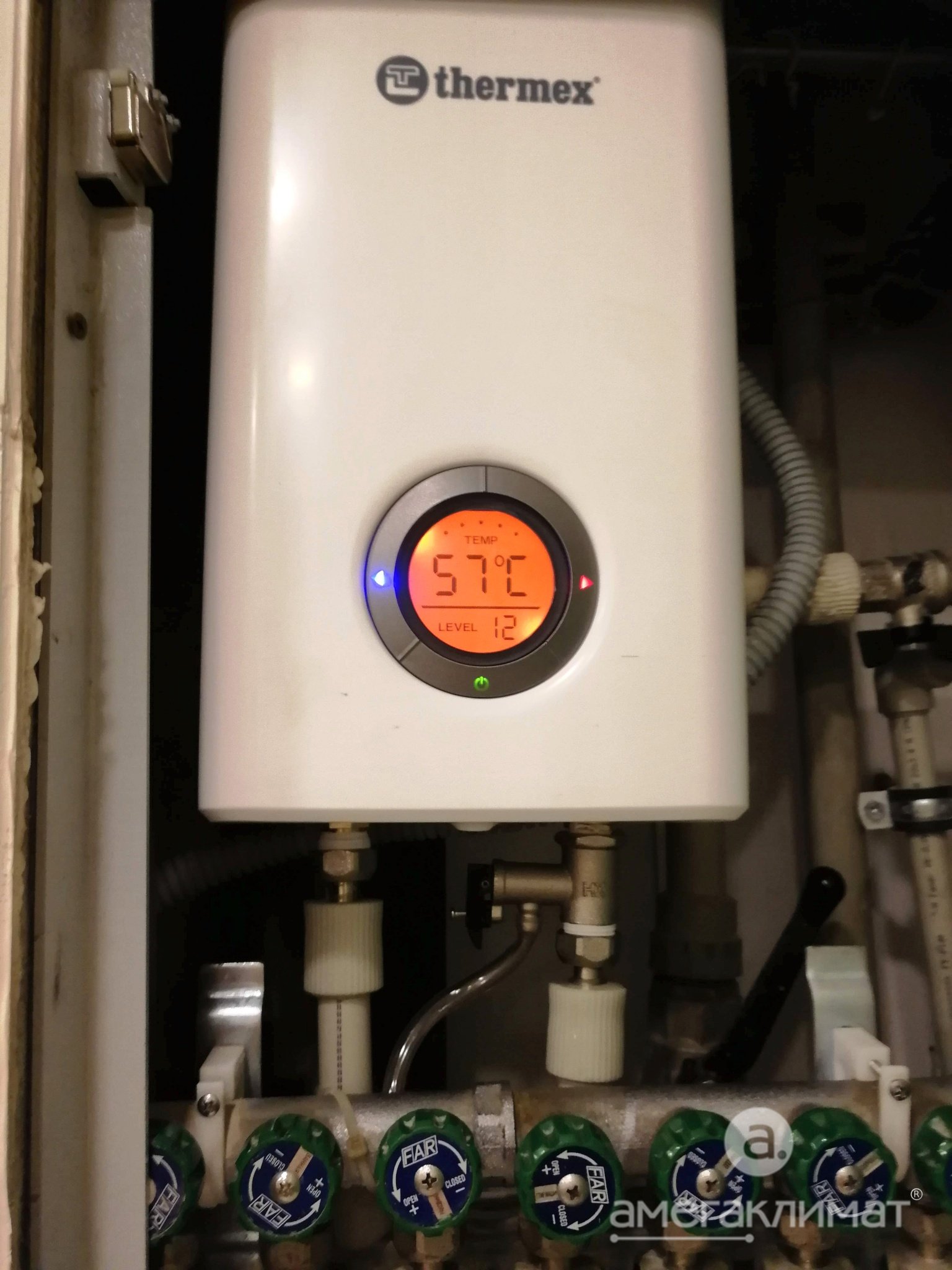 Проточный электрический водонагреватель THERMEX Topflow 8000 