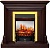 Электрокамин Royal Flame (портал Bradford темный дуб, очаг Royal Flame Fobos FX M Brass) 