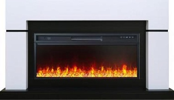 Электрокамин Royal Flame (портал Lindos 42 белый, очаг Royal Flame Vision 42 LED) 