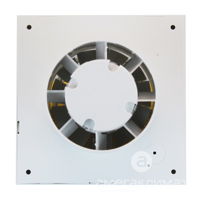 Вытяжной вентилятор Soler Palau SILENT-200 CZ BLACK DESIGN 4C, чёрный, c обратным клапаном 