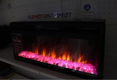 Электрокамин Royal Flame (портал Dallas слоновая кость с патиной, очаг Royal Flame Vision 42 LED) 