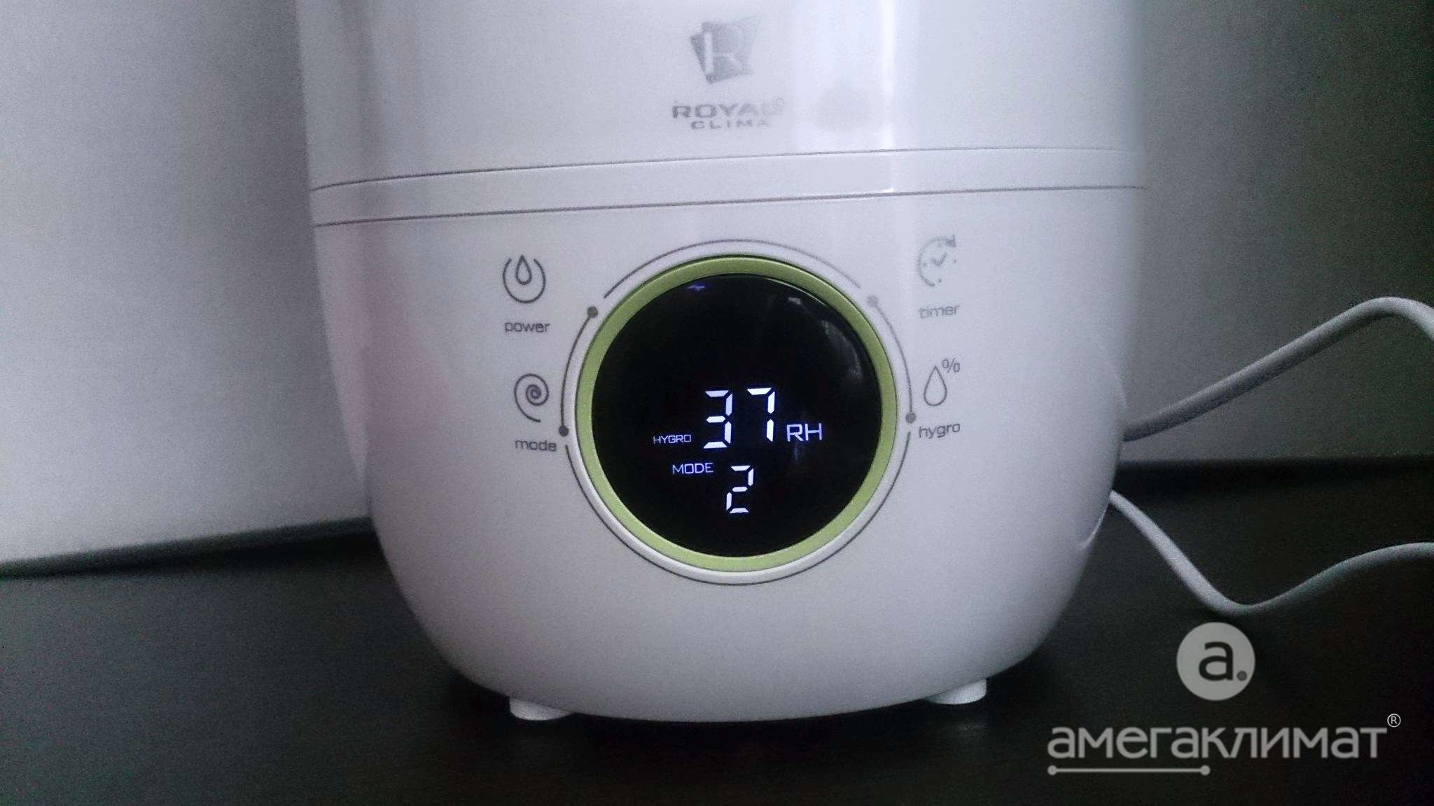 Ультразвуковой увлажнитель воздуха Royal Clima RUH-AN300/4.0E-GN 