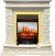 Электрокамин Royal Flame (портал Luzern слоновая кость, сланец белый, очаг Royal Flame Fobos FX M Brass) 