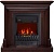 Электрокамин Royal Flame (портал Bradford темный дуб, очаг Royal Flame Aspen Black) 
