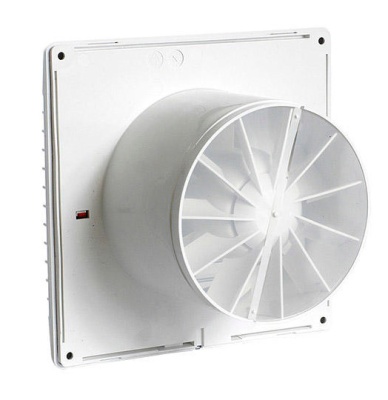 Вытяжной вентилятор Soler Palau DECOR-300CHZ белый, c обратным клапаном, гигростатом и таймером 