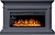 Электрический камин Royal Flame (портал Coventry 42 серый графит, очаг Royal Flame Vision 42 LOG LED) 