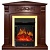 Угловой электрокамин Royal Flame (портал Sorrento орех, очаг Royal Flame Majestic FX Brass) 