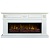 Электрокамин RealFlame (портал Siena 42 слоновая кость с золотой патиной, очаг RealFlame Beverly 1000) 