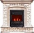  Электрокамин Royal Flame (портал Preston слоновая кость с патиной, очаг Royal Flame Aspen Black) 