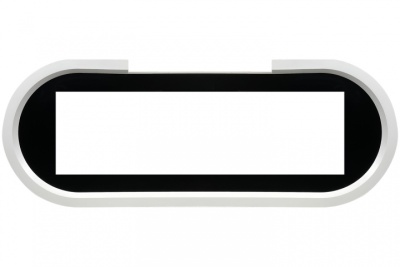 Электрокамин Royal Flame (портал Soho 60 белый с черным, очаг Royal Flame Vision 60 LOG LED) 