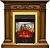 Электрокамин Royal Flame (портал Verona дуб антик, очаг Royal Flame Majestic FX M Brass) 