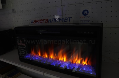 Электрокамин Royal Flame (портал Carlyle, орех с черным, очаг Royal Flame Vision 42 LED) 