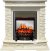 Электрокамин Royal Flame (портал Luzern слоновая кость, сланец белый, очаг Royal Flame Fobos FX M Black) 