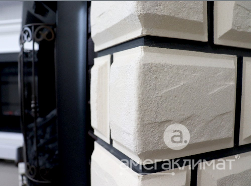 Электрокамин Comfort Flame (портал Stone M темный дуб, очаг Royal Flame Majestic FX M Black) 